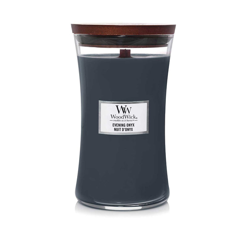 Woodwick Evening Onyx large candle - British product