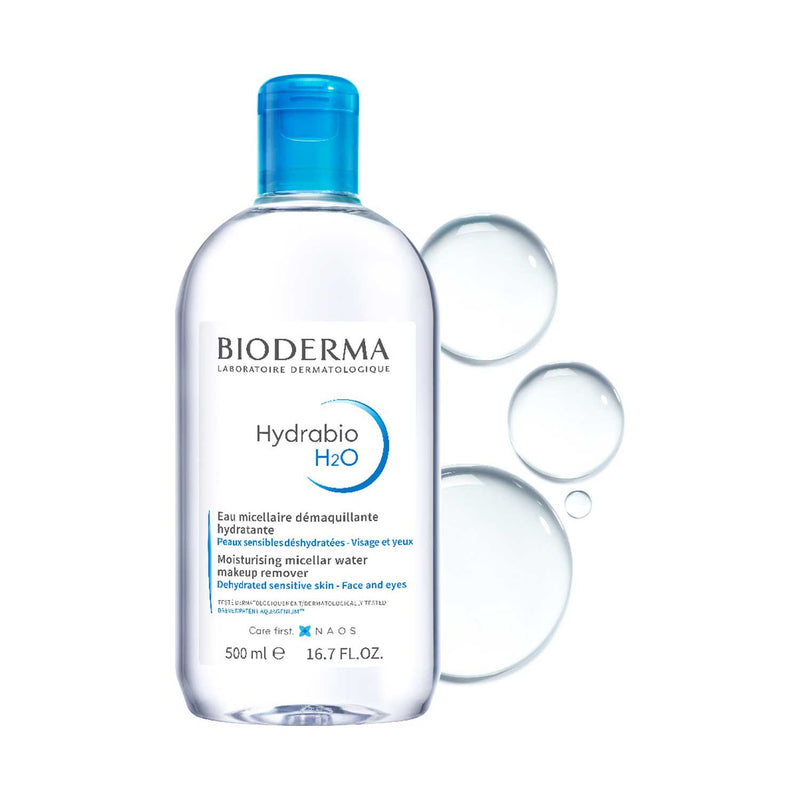 Bioderma micellar water cleanser for dry skin 500ml, imported from the UK