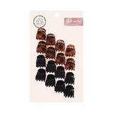 Kitsch mini claw clips recycled plastic 16pc (British brand)