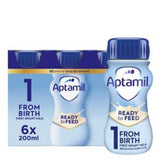 Aptamil First Infant Liquid Formula 6x200ml - British product
