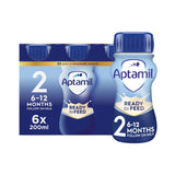 Aptamil follow on baby milk liquid 6x200ml - British product