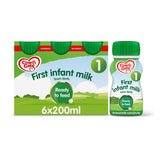 Cow & Gate First Infant Milk 6 x 200ml