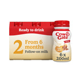 Boots Cow & Gate 2 Follow-On Milk 6 x 200ml- Buy online at McGrocer