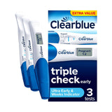 Clearblue digitaler Schwangerschaftstest Kombipackung 3 Tests - britisches Produkt