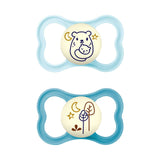 Boots MAM Air Night 6+M Soother - Blue- Buy online at McGrocer