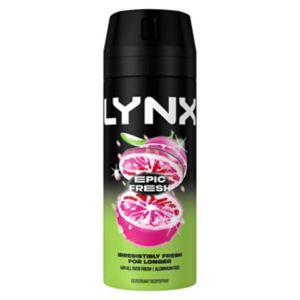 Boots Lynx Epic Fresh Deodorant Body Spray Grapefruit Pineapple 150ml- Buy online at McGrocer
