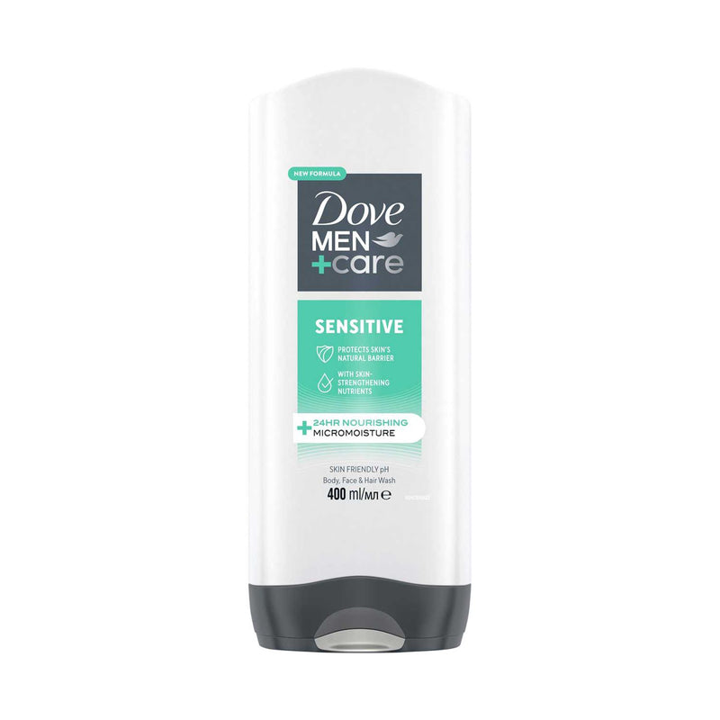 Dove Men+Care Sensitive Body Wash 400ml - British product