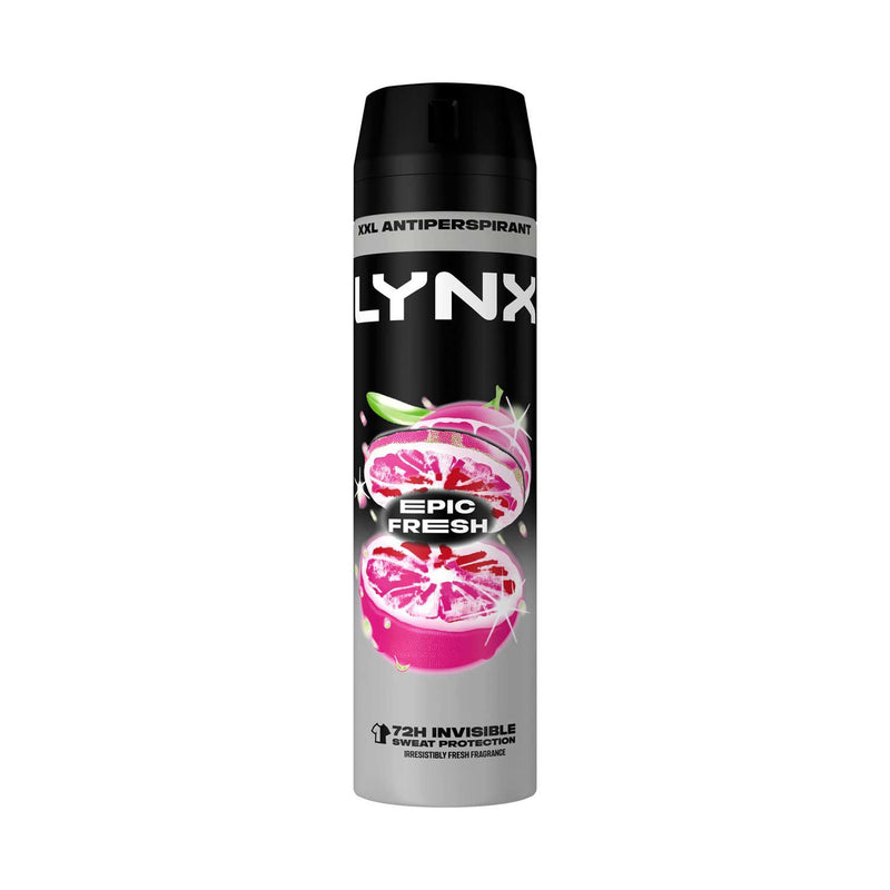 Lynx Epic Fresh antiperspirant deodorant 250ml - British product