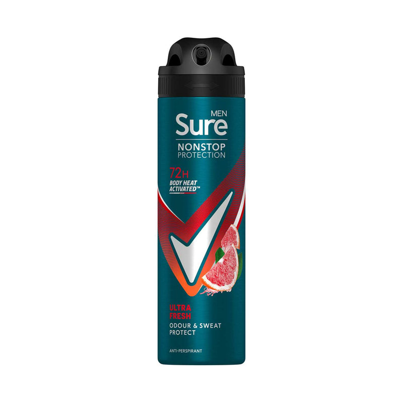 Sure antiperspirant aerosol Ultra Fresh 150ml - British product