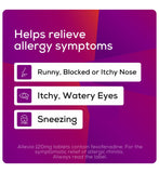 Allevia 120mg Hayfever Relief Tablets x 15, imported from the UK