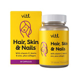 Vitl Hair Skin Nails capsules 30 count - British product