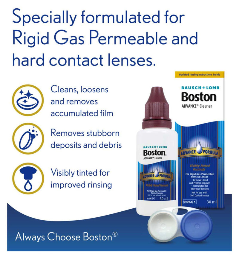 Bausch & Lomb Boston Advance Cleaner 30ml - British product