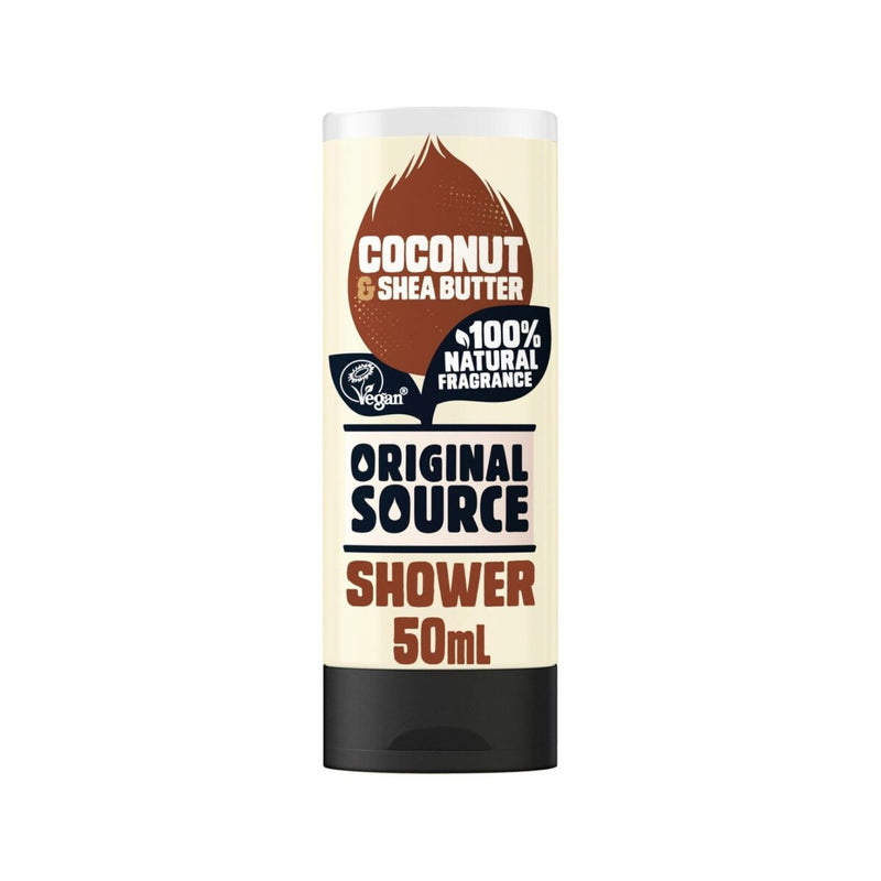 Original Source Coconut & Shea shower gel 50ml, imported from the UK