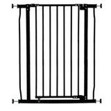 DreamBaby Liberty Xtra Tall Safety Gate Black Pressure Mount Fits Gap 75-81cm
