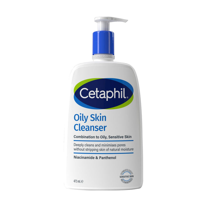 Cetaphil oily skin cleanser face wash 473ml, imported from the UK