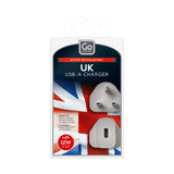 GO Travel USB-A charger 2.4A, UK version