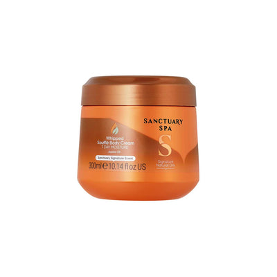 Boots Sanctuary Spa Signature Natural Oils Whipped Soufflé Body Cream 300ml- Buy online at McGrocer