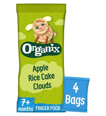 Organix Apple Rice Cake Clouds Multipack 72g 4x18g