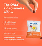 Optibac Kids Gummies Strawberry 30 Gummies, imported from the UK