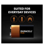 Duracell Plus 9V alkaline battery 2pk - British product