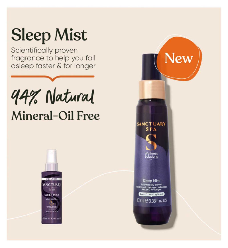 Sanctuary Spa Sleep Mist 100ml pillow spray, UK version