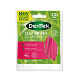 DenTek slim interdental brush eco-friendly pink 32 pack - British product