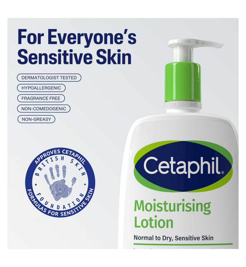 Cetaphil Moisturising Lotion Lightweight Face Body 236ml - British product