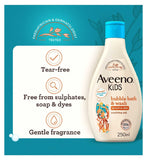 Aveeno kids bubble bath and wash 250ml - British product