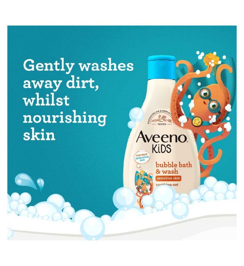 Aveeno kids bubble bath and wash 250ml - British product