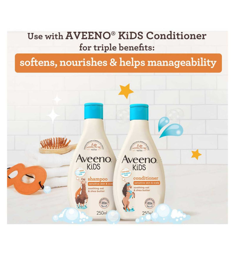 Aveeno Kids Shampoo 250ml bottle liquid - British product