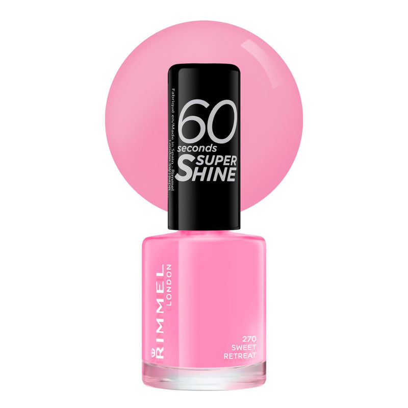 Rimmel 60 Seconds nail polish in Sweet Retreat (British brand)