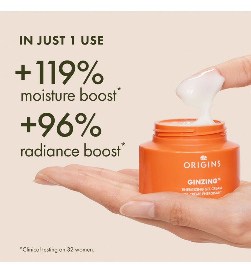 Origins GinZing gel face moisturiser 50ml, UK version