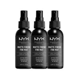 NYX Setting Spray Matte Finish 3 Pack, imported from the UK