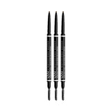 NYX Professional Makeup Micro Brow Pencil Taupe 3 Pencils, imported from the UK