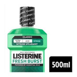 Listerine Fresh Burst mouthwash 500ml, imported from the UK