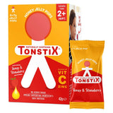 Tonstix honey strawberry throat pops 6 pack (British brand)
