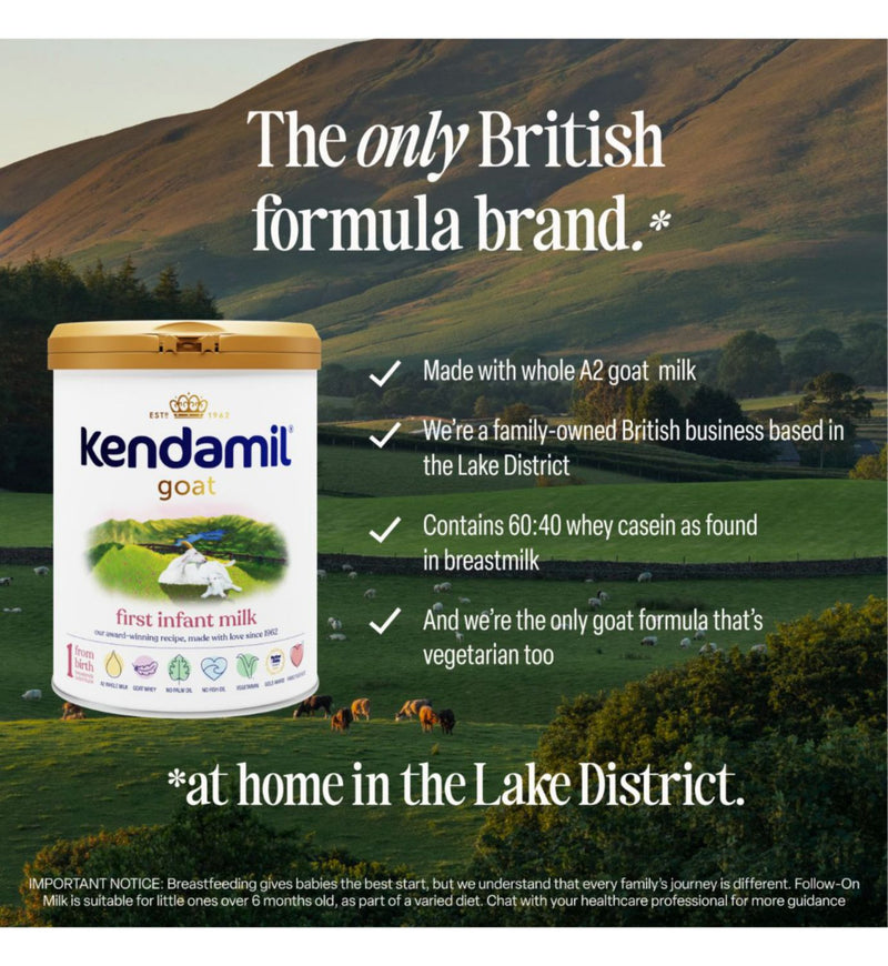 Kendamil First Infant Goat Milk Stage 1, UK version