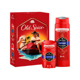 Boots Old Spice Captain Men's Deodorant and Shower Gel Gift Set- Buy online at McGrocer