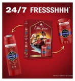 Old Spice Captain gift set with deodorant and shower gel, UK version