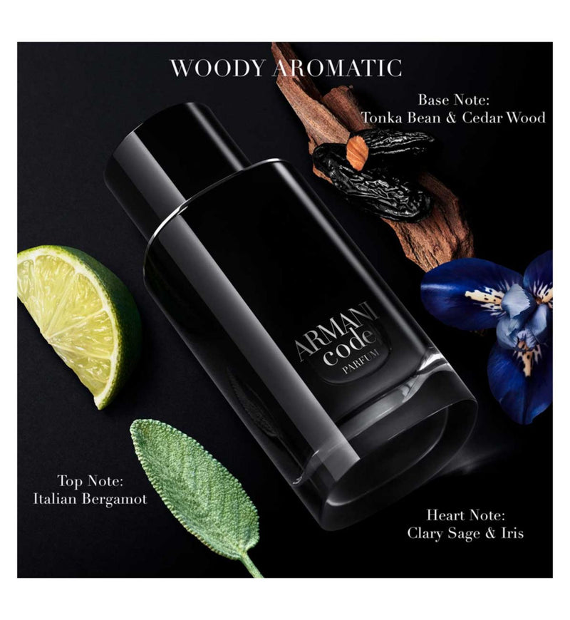 Armani Code Parfum fragrance 125ml, imported from the UK