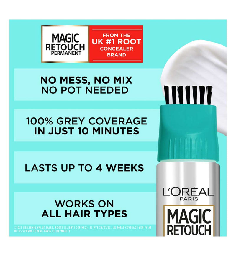 L'Oréal Magic Retouch root spray Grey Black 2, imported from the UK