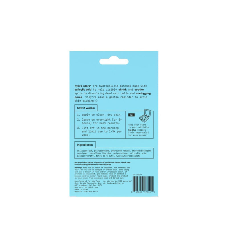 Starface Hydro-Star acne patches with salicylic acid - British product