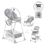 Hauck 3 in 1 baby high chair Stretch Grey - British product