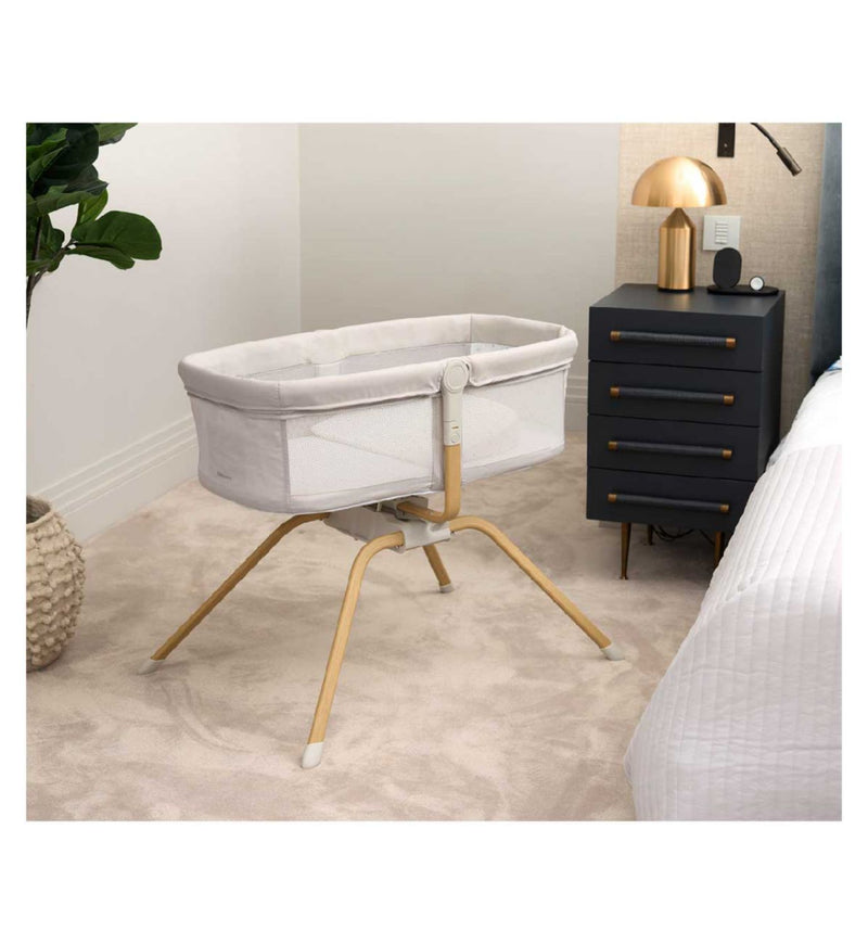 Babymore Air Motion Gliding Crib Grey travel cot - British product