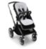 Bugaboo dual comfort seat liner Misty Grey - British product