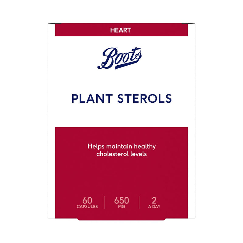 Boots Plant Sterols Capsules 60s - British product