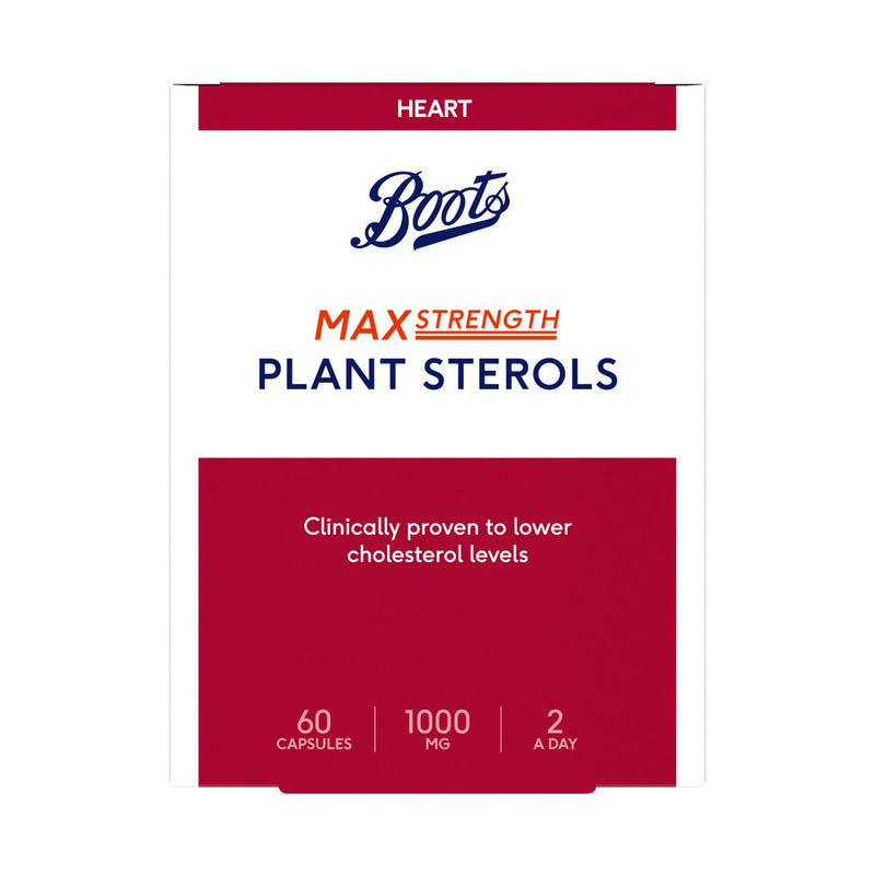 Boots plant sterols capsules 1000mg 60s - British product