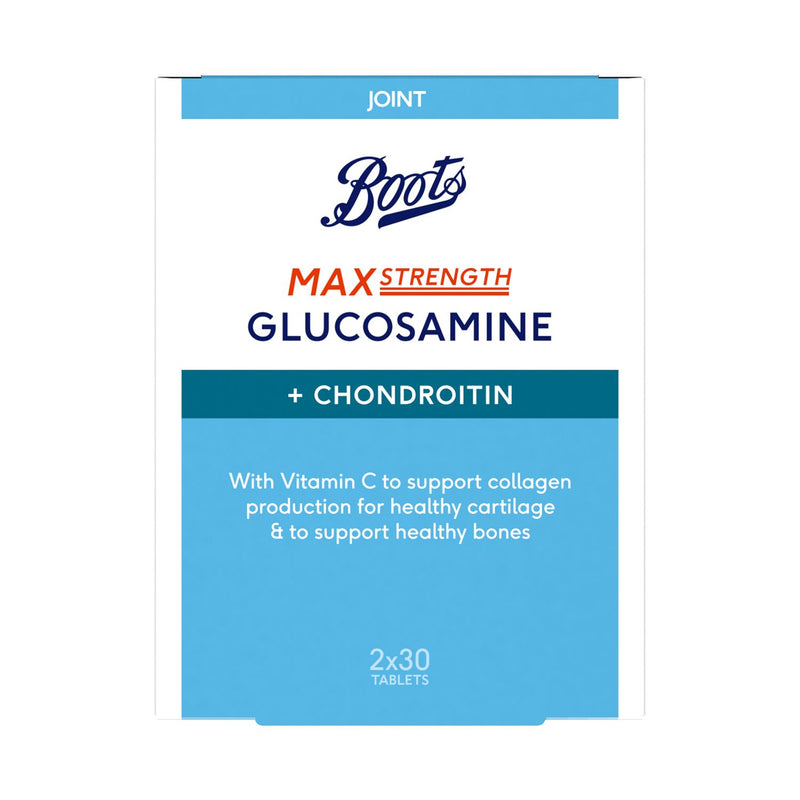 Boots Glucosamine & Chondroitin Duo Joint Care Supplement 60 tablets - British product
