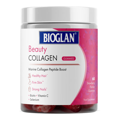 Boots Bioglan Beauty Collagen Strawberry Flavour Gummies 60- Buy online at McGrocer