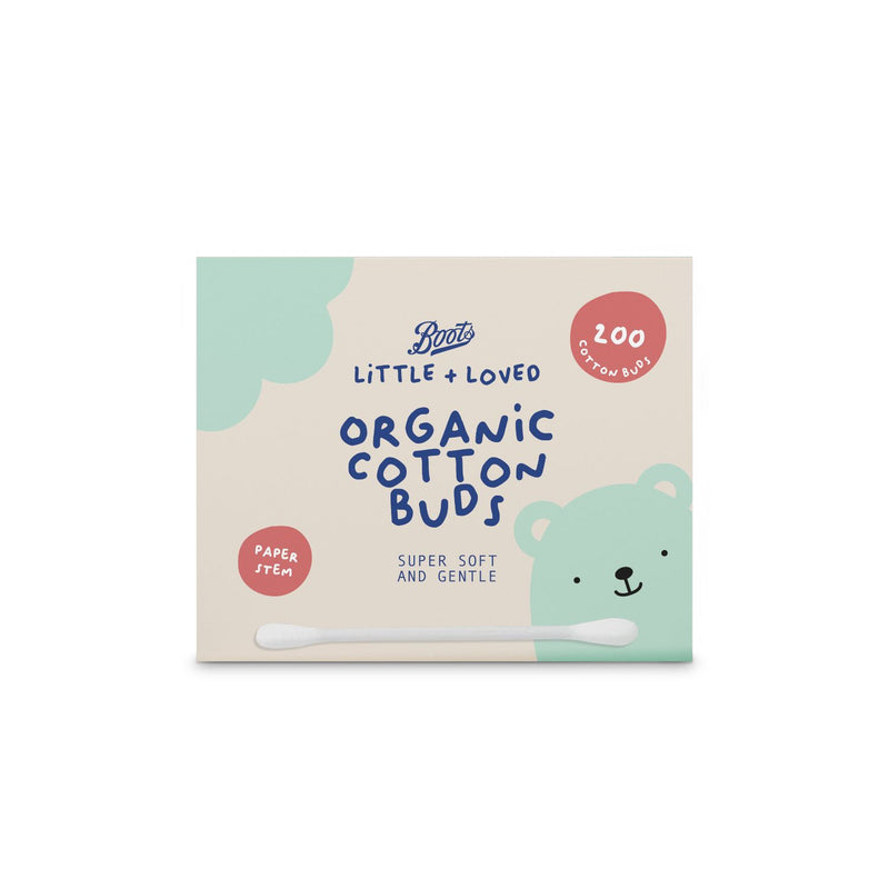 Boots Baby Organic Cotton Buds 200s - British product